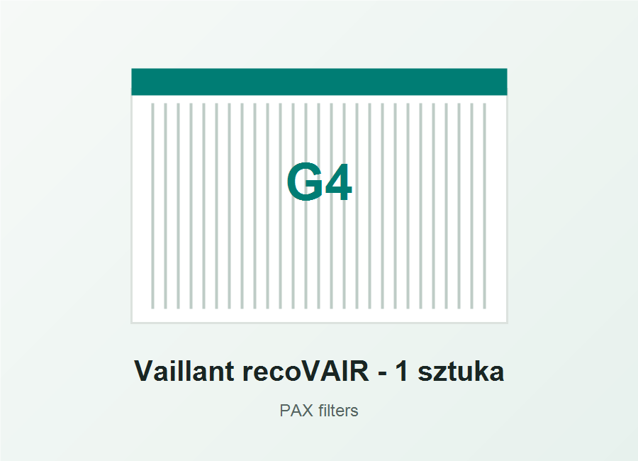 Filter Vaillant recoVAIR VAR 260/4 360/4 G4 - 1 item
