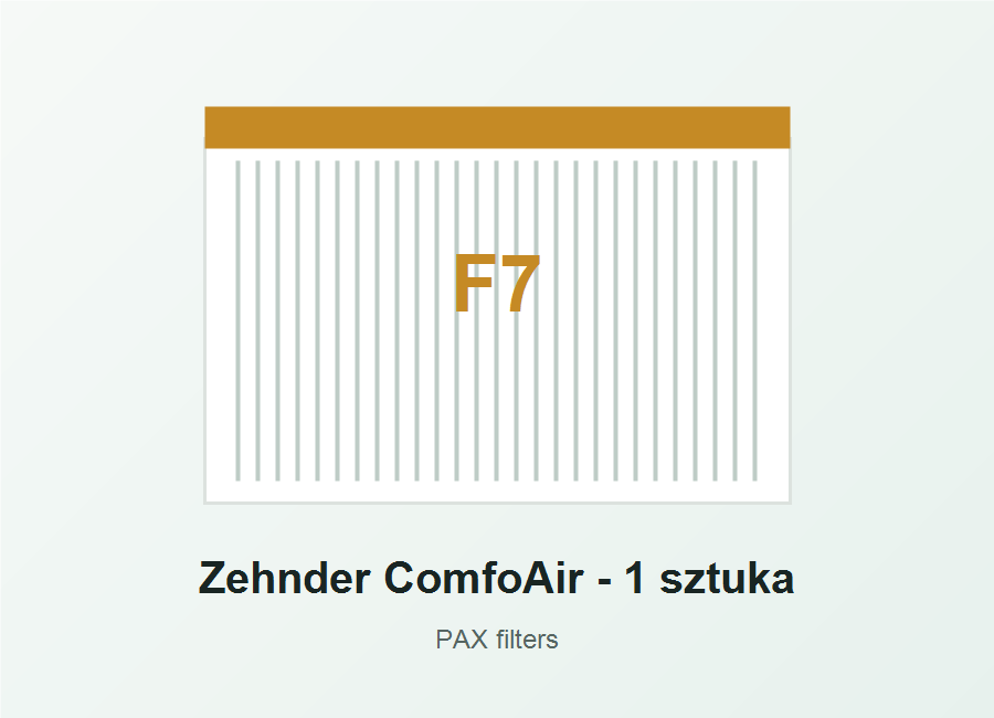 Filter Zehnder ComfoAir Q350/Q450/Q600 F7 - 1 item